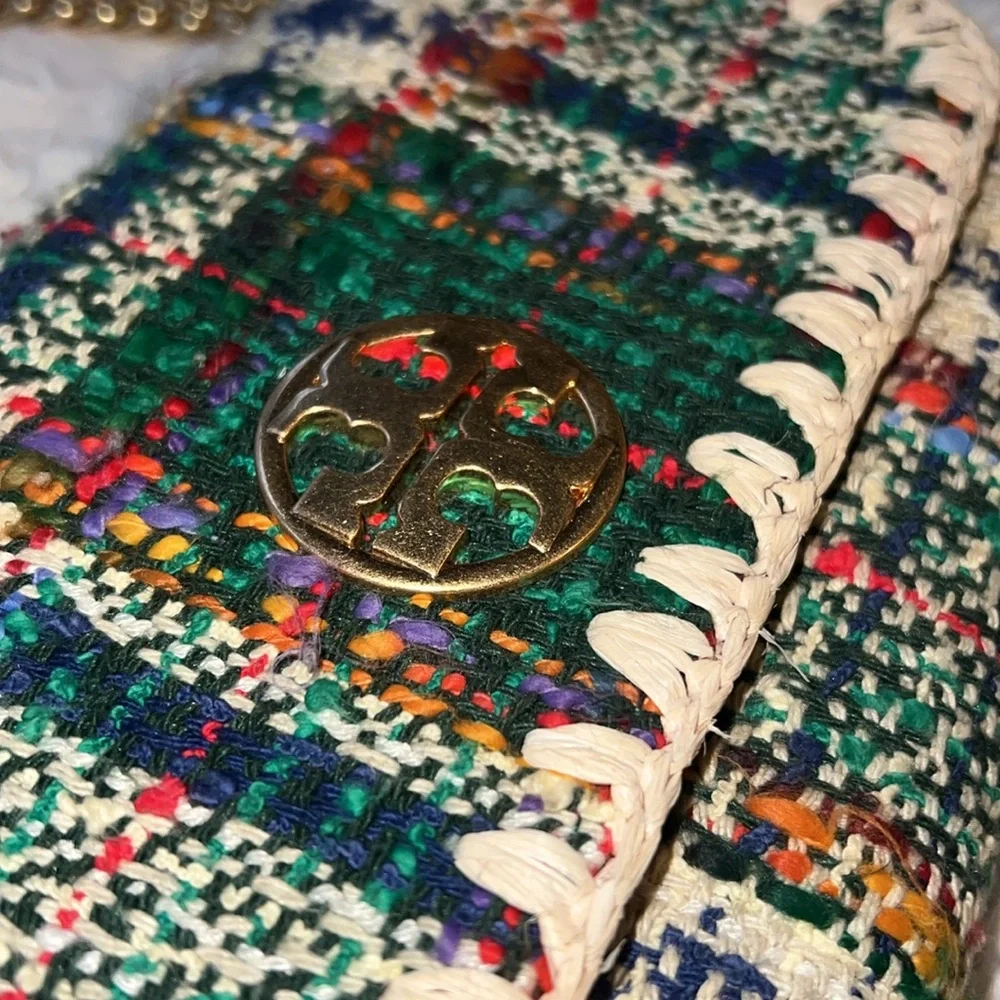 Tweed Tory Burch purse - Picture 4 of 7